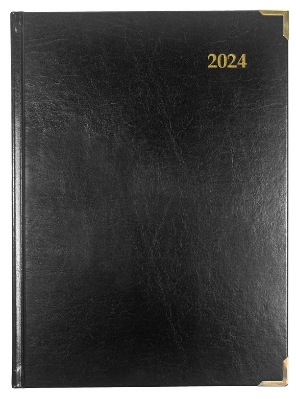 2024 Executive Weekly A5 Planner - Black