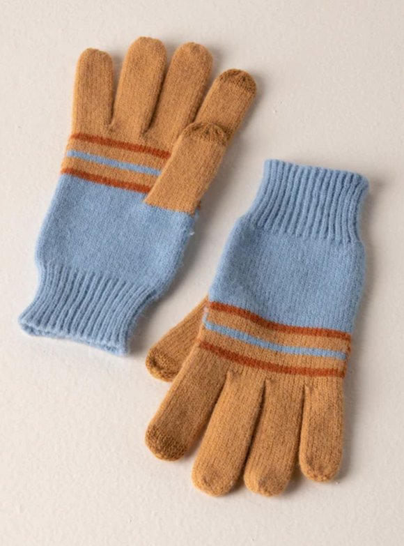Rory Touch Screen Gloves - Sky