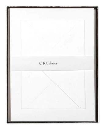 Boxed Letter Sets - White