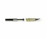 Persimmon 14k Gold Nib Brush Fountain Pen