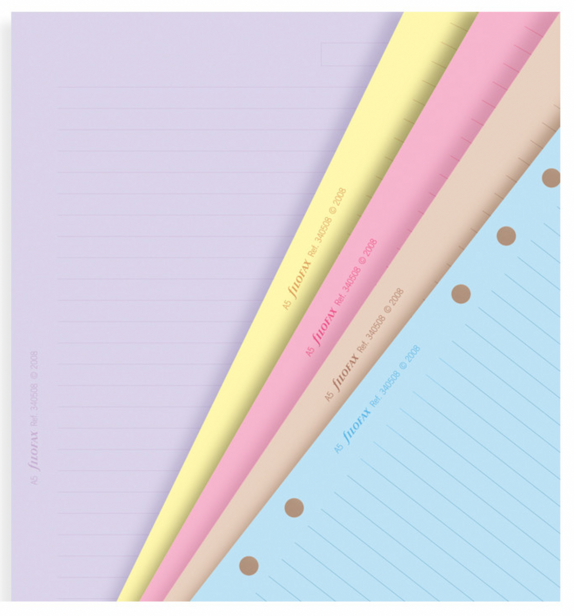 A5 Classic Coloured Lined Paper Refills – Take Note Stationery Boutique