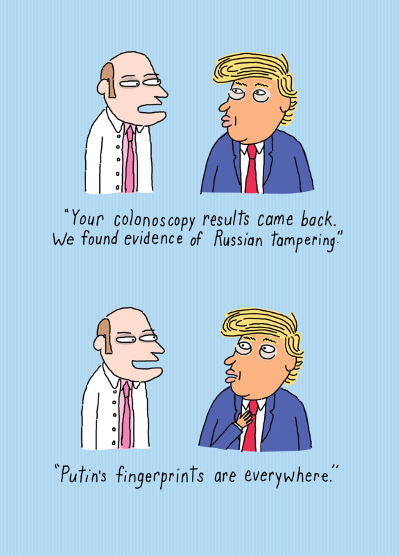 Humour - Trump's Colonoscopy