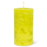 Lime Pillar Candles