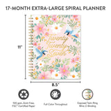 2027 Birds & Blooms Spiral Academic Planner