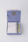 Luxury Stationery Set - Folk Pattern  Green/Blue