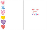 Valentine - Colourful XO