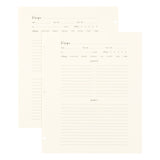 Large Recipe Page Set