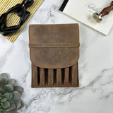 Leather Pen Case - 6 Slot