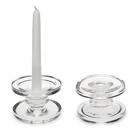 Reversible Glass Candle Holder