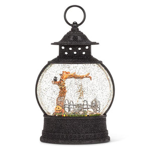 Skeleton in Tree Illuminated Lantern