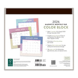 2026 Color Block Magnetic Monthly Pad