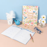 2027 Birds & Blooms Spiral Academic Planner