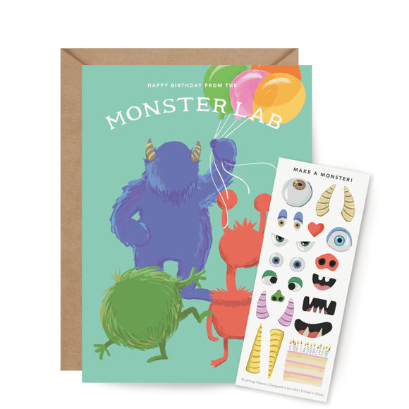 Birthday - Monster Lab (Sticker scene)