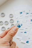 50 Mini Double Sided Adhesive for Wax Seals - 13mm