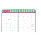 2027 Cabana Stripes Monthly Academic Planner