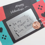 Valentine Card Set - Game On (Scratch-off)