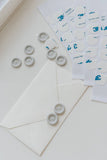 50 Mini Double Sided Adhesive for Wax Seals - 13mm