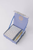 Luxury Stationery Set - Folk Pattern  Green/Blue