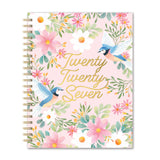 2027 Birds & Blooms Spiral Academic Planner