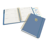 2027 Blue Gray Tri-Tab Academic Planner