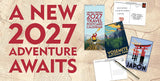 2027 Travel Postcard Calendar