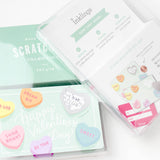 Valentines Cards Set - Sweethearts (Scratch-off)