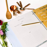 Hydrangeas Large Recipe Binder