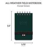 All-Weather Field Book Forest Green Hunter