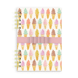 Cool & Creamy Harper Split-Spiral Notebook & Pen Set
