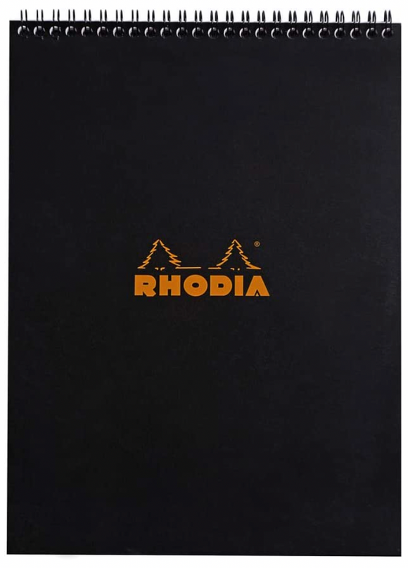 A4 Rhodia Spiral Bound Notepad - Lined 8.5