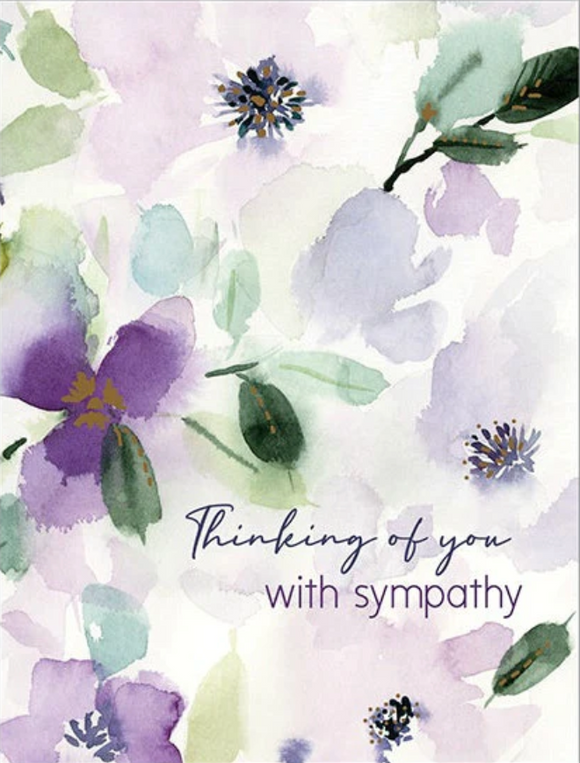 Sympathy - Purple Floral