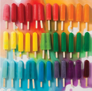 500 pc Puzzle - Rainbow Popsicles