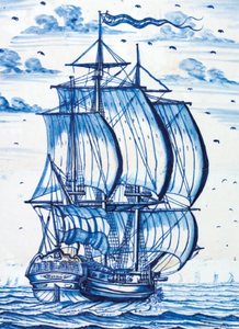 Blank - Dutch Three Mast Ship