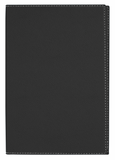 Leather Refillable Pocket Notebook - Black Club