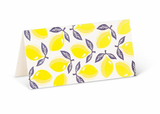 Lemons Folded Place Cards