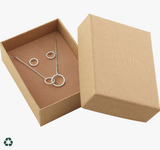 Pilgrim Viviane Recycled Gift Set Necklace & Earrings: Silver
