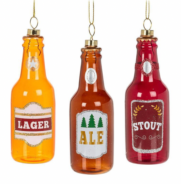 Beer Bottle Ornament