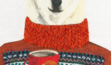 Dressed Bear Kitchen Towel