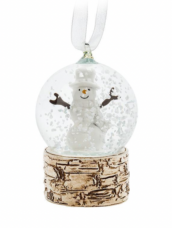 Snowman Snow Globe Ornament