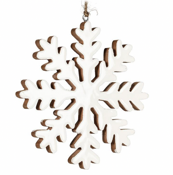 Glossy Snowflake Ornament