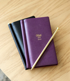 Letts 2024 Pocket Legacy Heritage Agenda with Pen - Purple