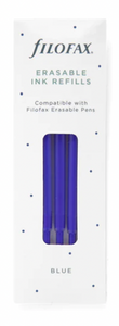Filofax Erasable Ink Refills in Blue