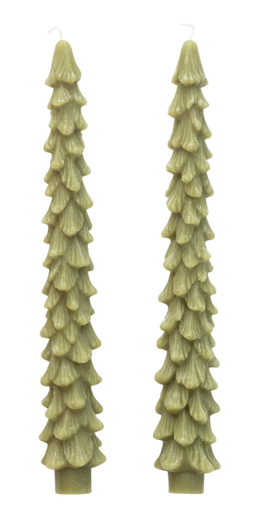 Tree Shaped Taper Candles Set/2 – Take Note Stationery Boutique