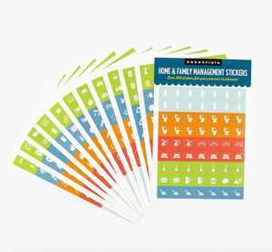 Planner Organization Stickers - Home & Family Management