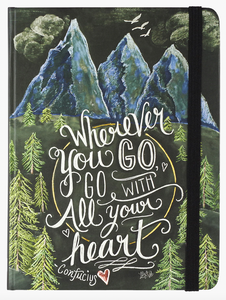 Wherever You Go, Go with All Your Heart Lined Journal