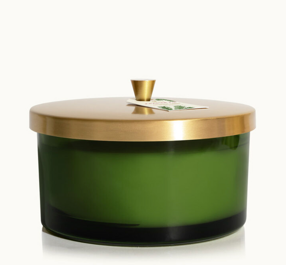 Frasier Fir Candle - Green 4-wick with Gold Lid