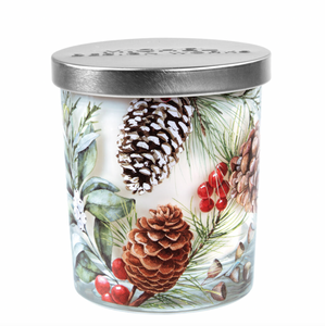 Michel Design Candle with Lid - White Spruce