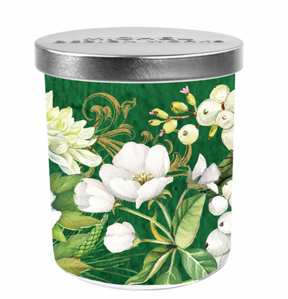 Michel Design Candle with Lid - Winter Blooms