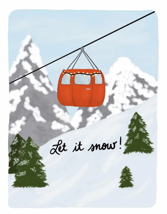 Christmas - Let it Snow Ski Lift