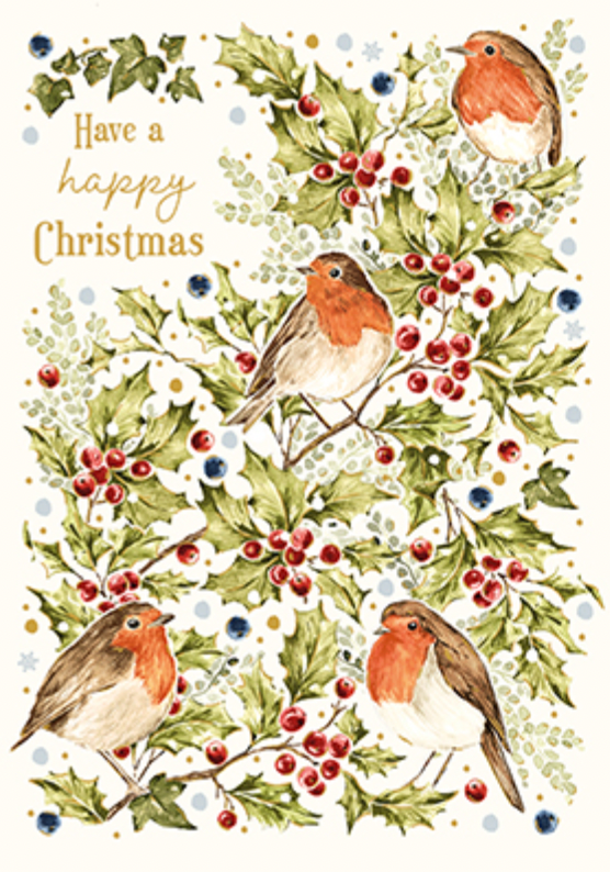 Christmas - Countryside Robins
